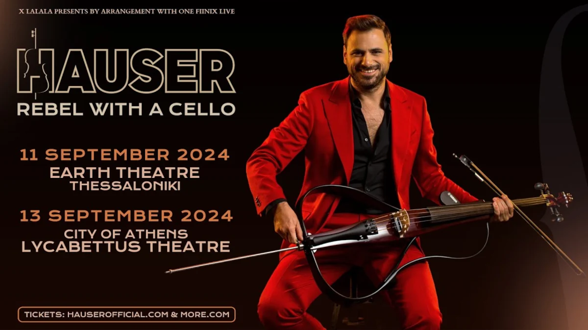 Hauser Rebel with a Cello στο Θέατρο Λυκαβηττού